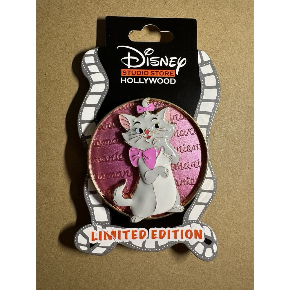 Disney Authentic Pin Marie Aristocats Cursive Cutie New DSSH DSF D23 LE300 2018
